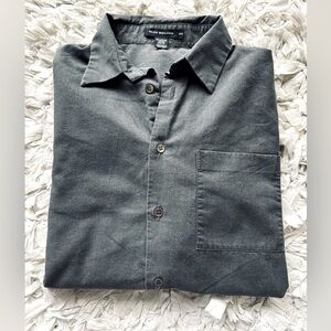 Club Monaco Standard Fit Men’s Button Down Gray Shirt Size Medium